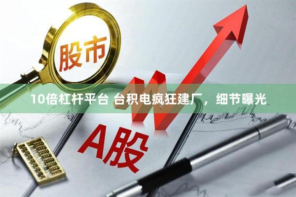 10倍杠杆平台 台积电疯狂建厂，细节曝光
