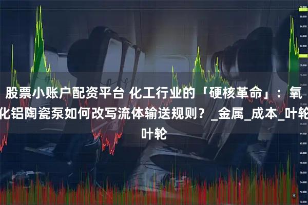 股票小账户配资平台 化工行业的「硬核革命」：氧化铝陶瓷泵如何改写流体输送规则？_金属_成本_叶轮